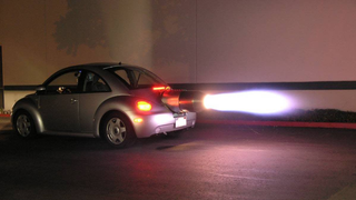 Light Up Your Holidays With That Famous Jet-Powered Volkswagen Beetle